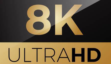 8K logo plakaty wysokiej jakosci