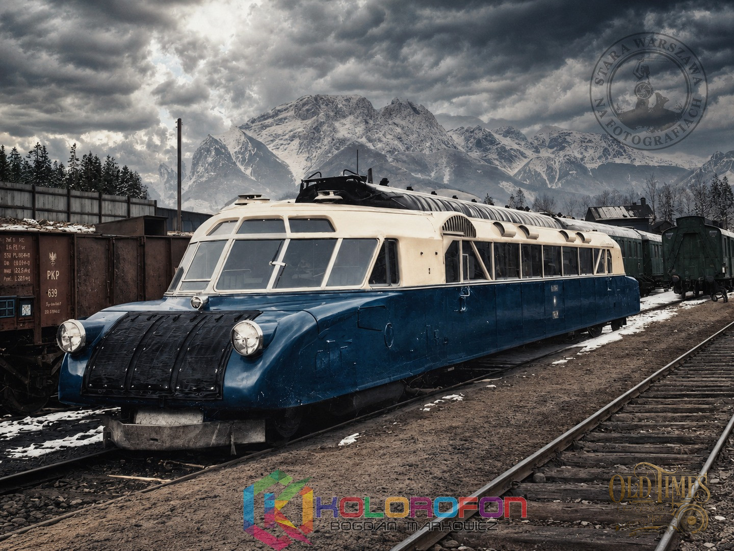 Nowoczesny pociąg LUX TORPEDA lata 30 Zakopane Warszawa - Plakat 8K UHD W kolorze NOWE WYDANIE 2026 4