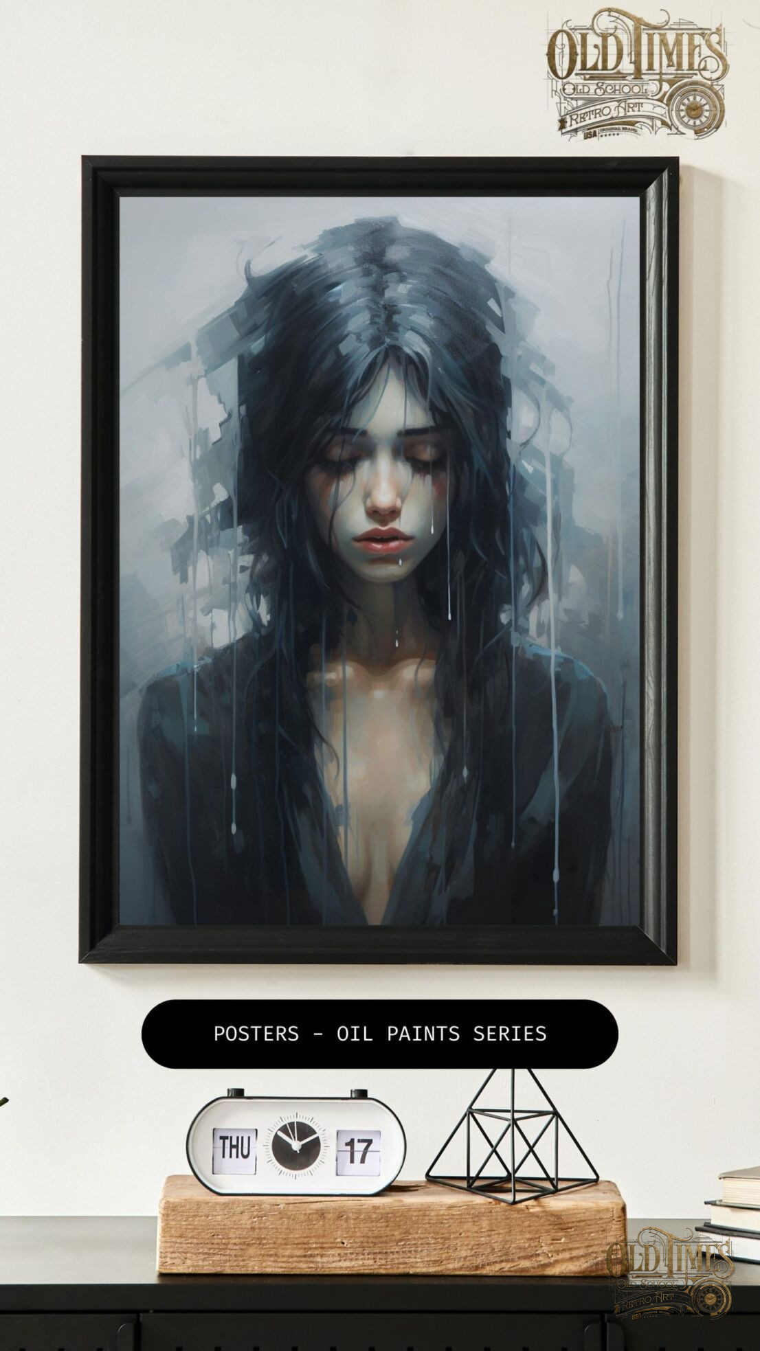 Oil paints series - Plakaty od Old Times - Obraz artystyczny malowany do salonu sypialni Kobieta nostalgia v.1 86 Oil paints series old times kolorofonMalowany artystyczne plakaty do domu i biura kolorofon kobieta nostalgia 1 scaled scaled