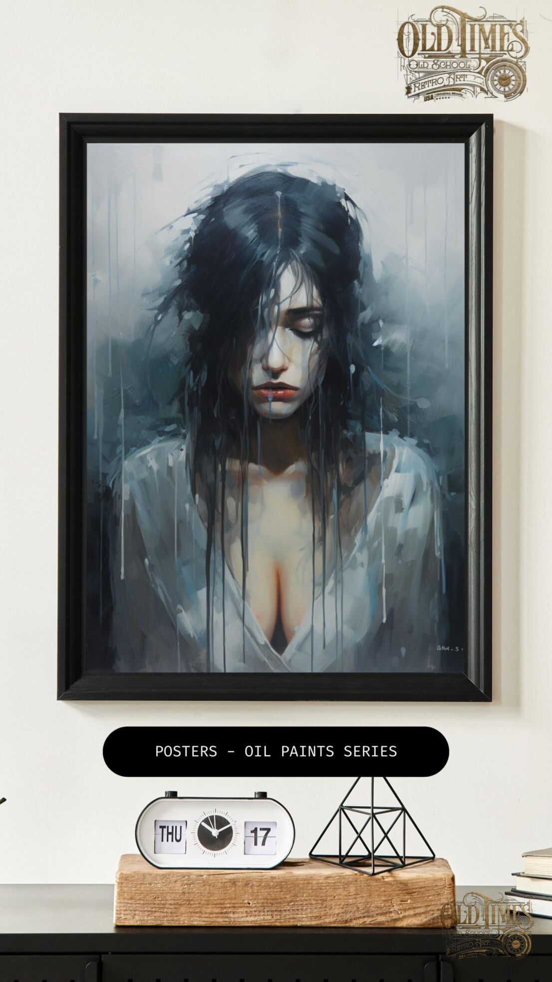Oil paints series - Plakaty od Old Times - Obraz artystyczny malowany do salonu sypialni Kobieta nostalgia v.2 91 Oil paints series old times kolorofonMalowany artystyczne plakaty do domu i biura kolorofon kobieta nostalgia 2 scaled scaled