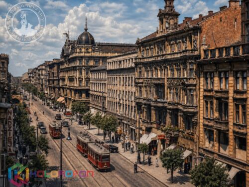 Przedwojenna Stara Warszawa w Kolorze 1930 rok Marszałkowska Śródmieście NOWE WYDANIE 2026 Plakat UHD 8K