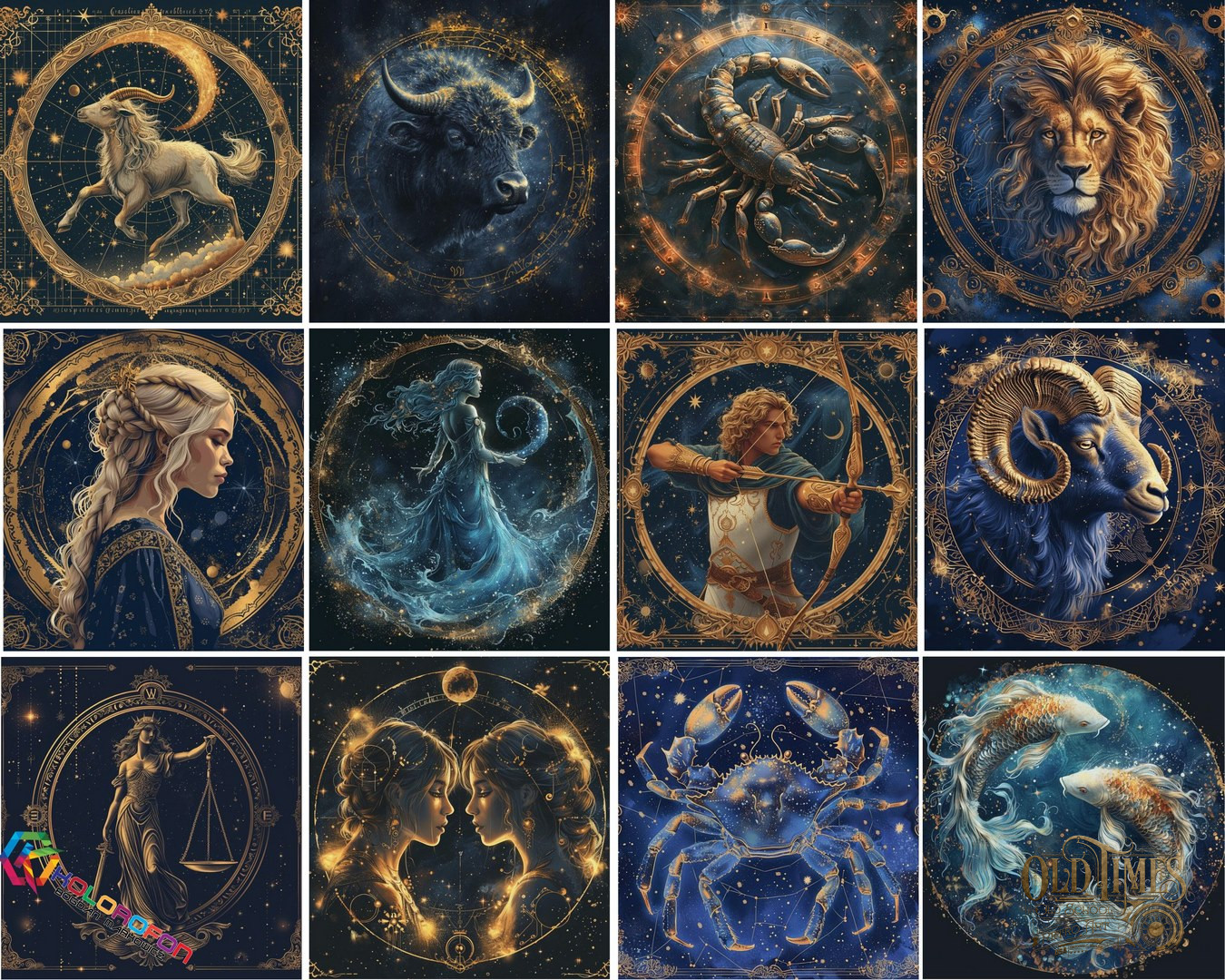 Zestawienie każdego znaku zodiaku w humorystycznym tonie ;) 113 horoskop seria kolorofon Kopiowanie