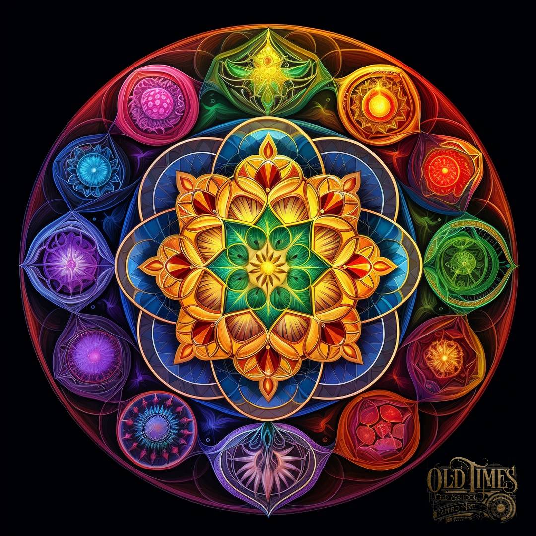 Plakaty Energetyczne Duchowe: Źródło Optymizmu i Życiowej Energii, Inspiracja Mandali Hinduskich 112 bodeha2 all chakra and mandala psychodelic new age lights tradi 52b555c6 54ff 417b a56d 0eed016c8d2f Kopiowanie