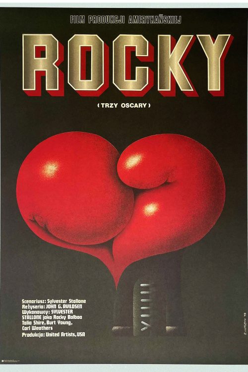 rocky polski plakat unikat polskie plakty