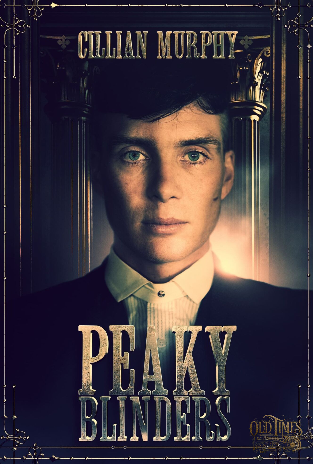 Plakaty filmowe współczesne NOWE - PEAKY BLINDERS v.9 Portret Tommy Shelby Plakat filmowy HQ wysokiej jakości 70