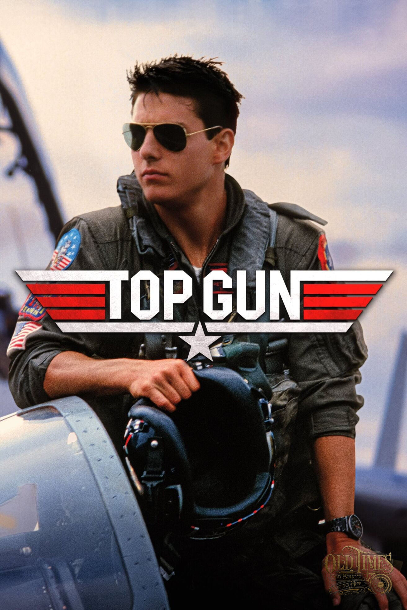 Plakaty filmowe klasyka filmy lotnicze Top Gun 1986 v2 Plakat wysokiej jakosci 8K scaled scaled