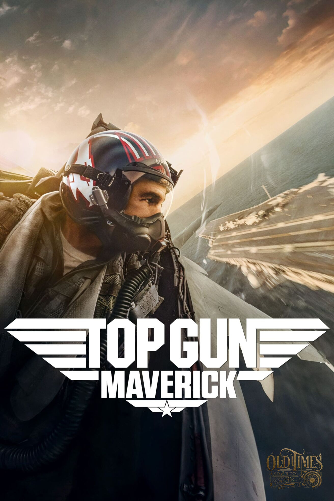 Plakaty filmowe wspolczesne filmy lotnicze Top Gun Maverick 2022 v3 Plakat wysokiej jakosci 8K scaled scaled
