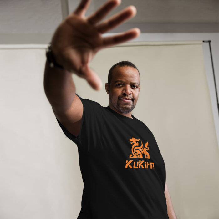 Koszulka t-shirt KUKIRIN Orange logo - Koszulki na hulajnogę - obrazek 6