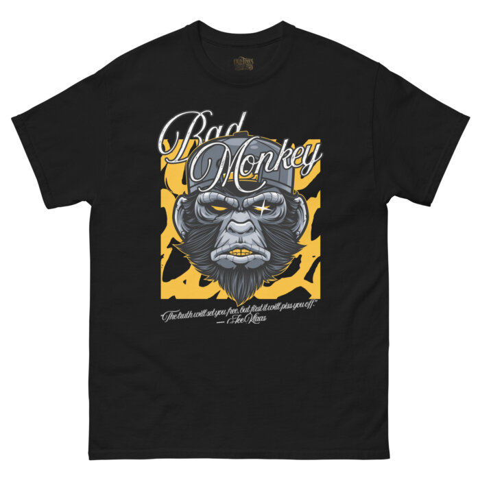 Koszulki na Hulajnogę elektryczną T-Shirt - Bad Monkey - Unisex Made in USA - obrazek 2