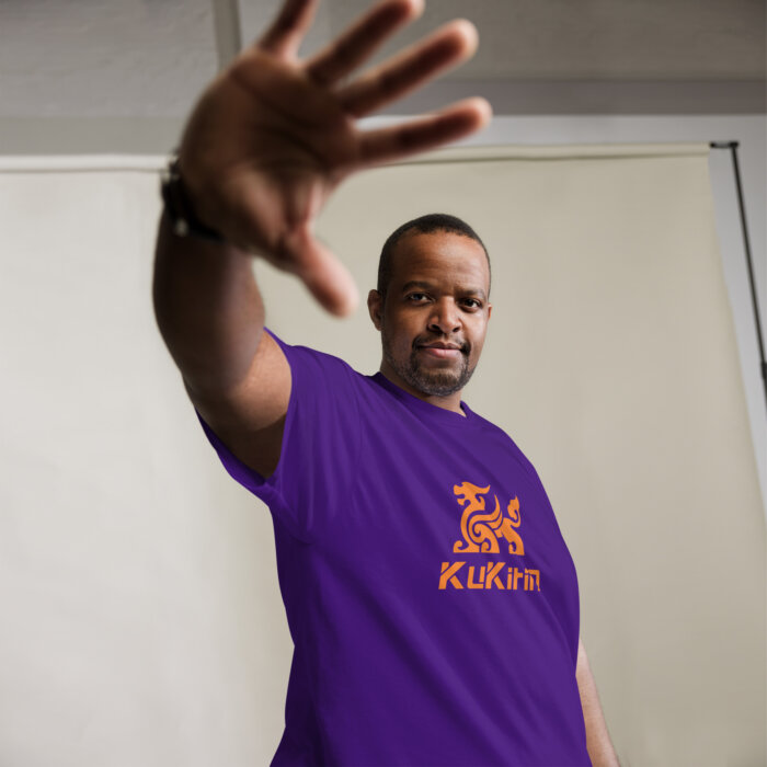 Koszulka t-shirt KUKIRIN Orange logo - Koszulki na hulajnogę - obrazek 10