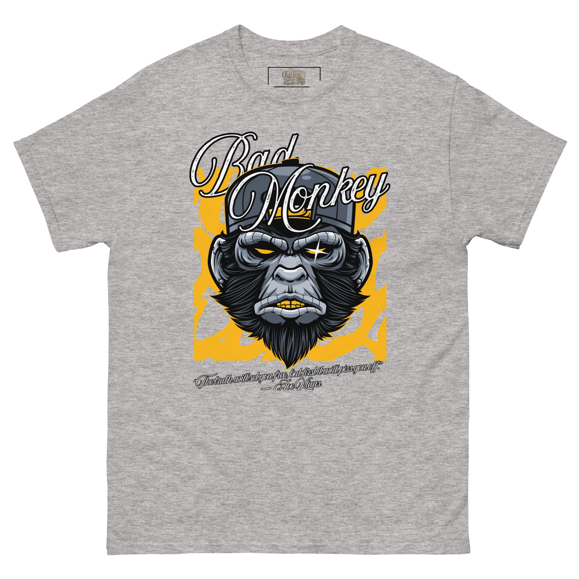 Koszulki na Hulajnogę elektryczną T-Shirt - Bad Monkey - Unisex Made in USA 31 unisex classic tee sport grey front 678ffb3123873