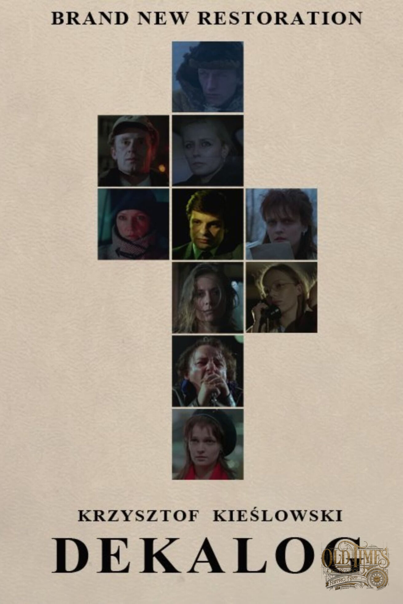 Plakaty filmowe Polska Klasyka - Dekalog (1989) v5 Plakat wysokiej jakości 8k