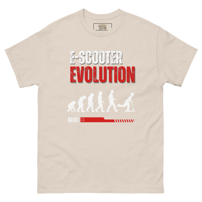 Koszulki na hulajnoge T-shirt – E-scooter EVOLUTION Unisex – Made in USA - obrazek 27