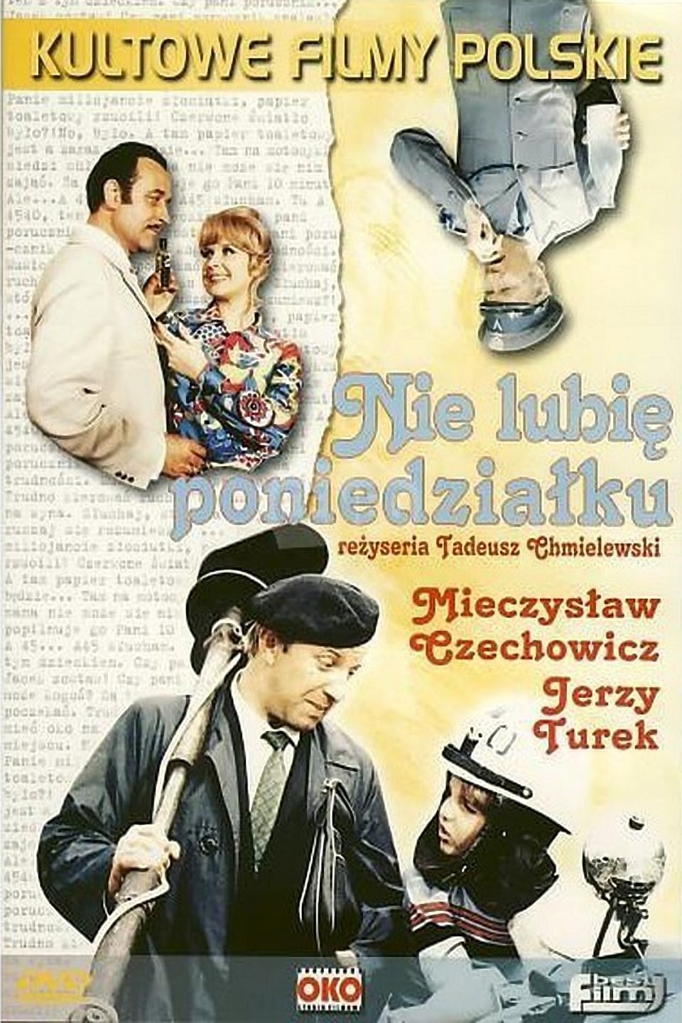 Plakaty filmowe Polska Klasyka Nie lubie poniedzialku 1971 v3 Plakat wysokiej jakosci remasterowany 8k 1