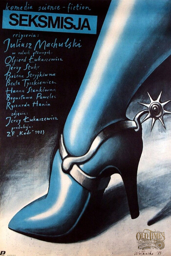 Plakaty filmowe Polska Klasyka - Seksmisja (1984) v2 Plakat wysokiej jakości remasterowany 8k