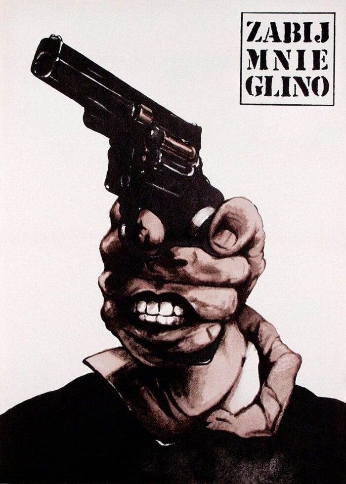 Plakaty filmowe Polska Klasyka - Zabij mnie, glino (1988) v1 Plakat wysokiej jakości remasterowany 8k