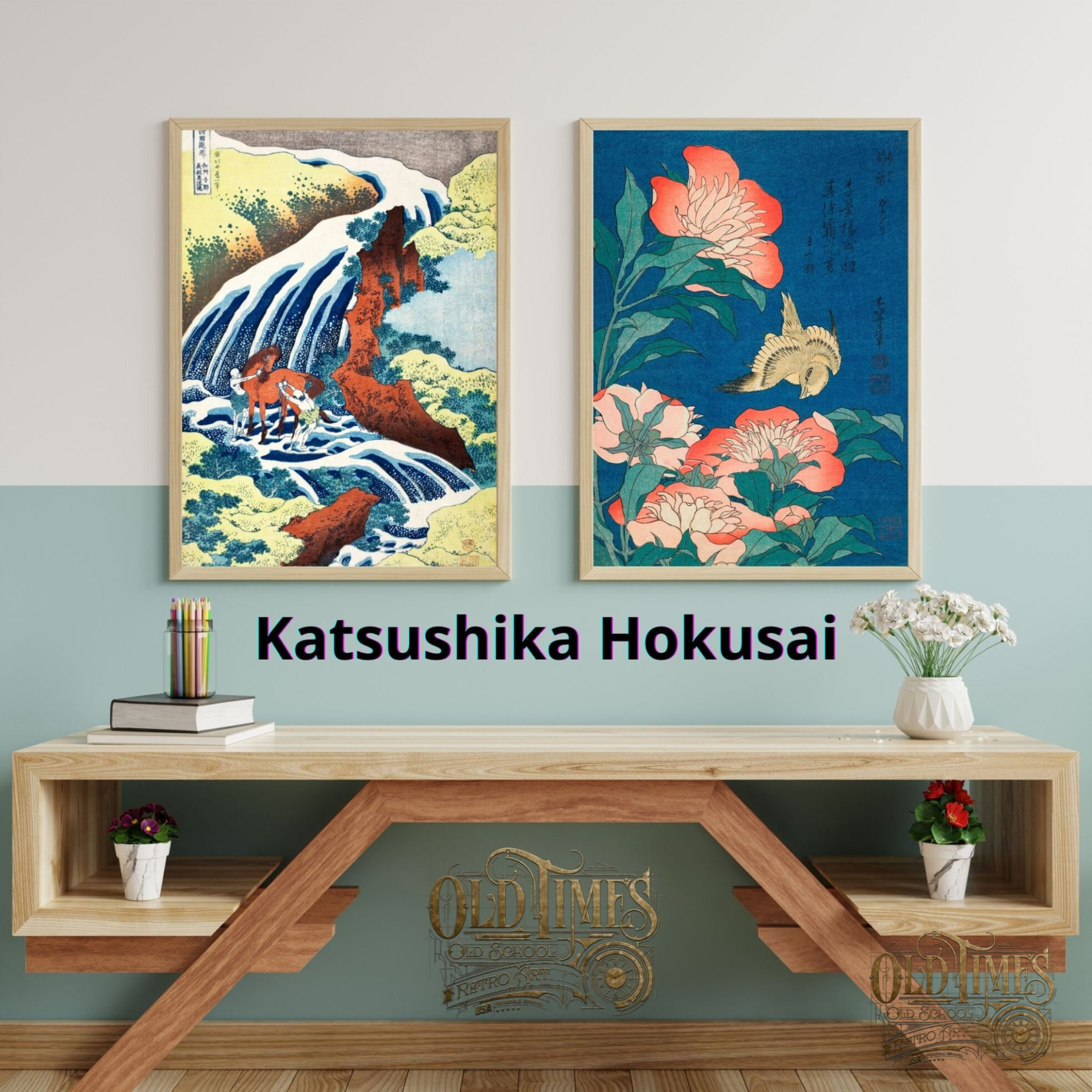 Kolorofon Old Times Vintage Art - Gdzie Sztuka Spotyka się z Jakością - Plakaty i obrazy Katsushika Hokusai 3 plakaty na sciane Katsushika Hokusai obrazy na plotnie japonska sztuka scaled