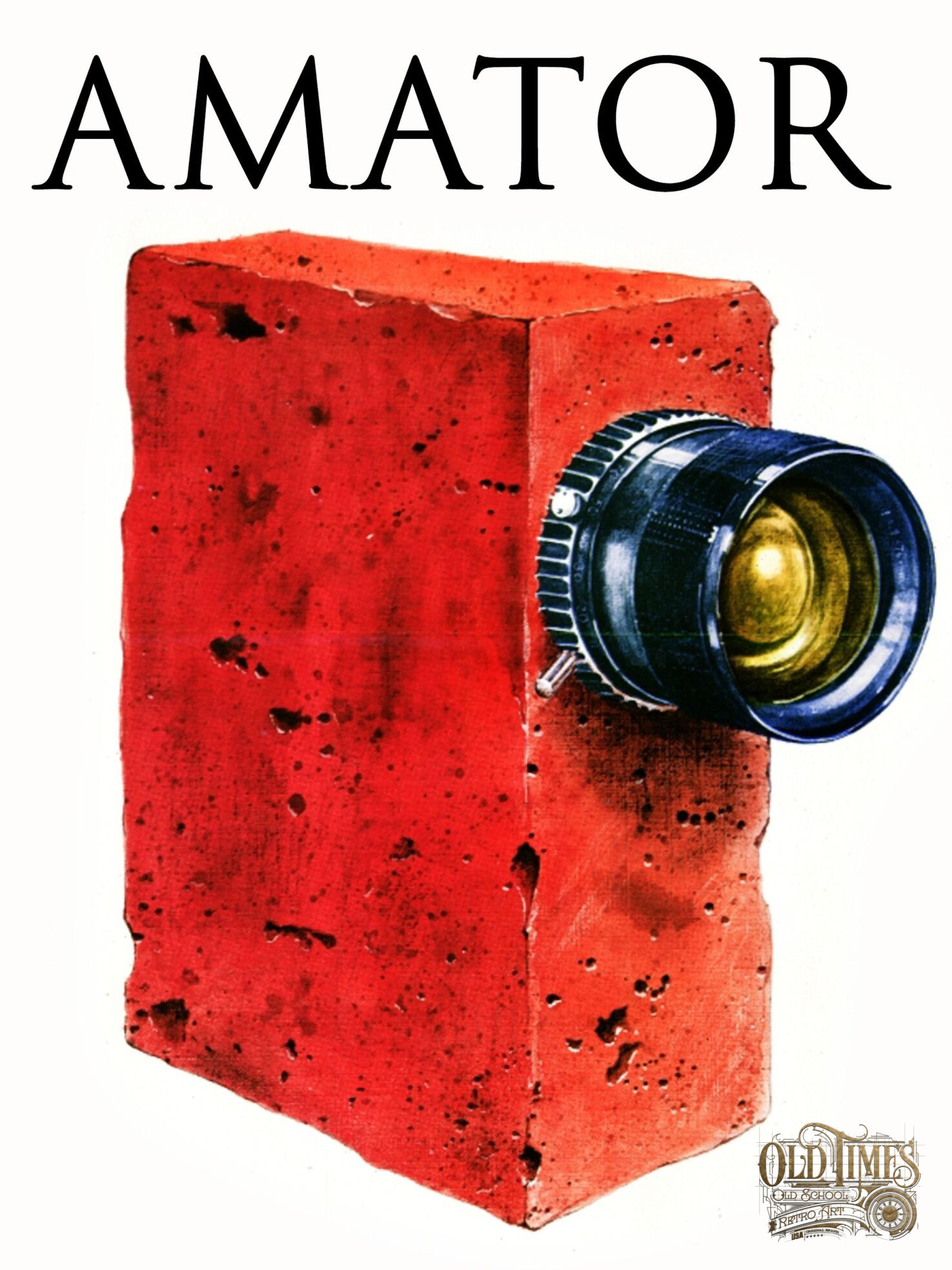 Plakaty filmowe Polska Klasyka - Amator (1979) v1 Plakat wysokiej jakości remasterowany reprint 8k 80 Plakaty filmowe Polska Klasyka - Amator (1979) v1 Plakat wysokiej jakości remasterowany reprint 8k