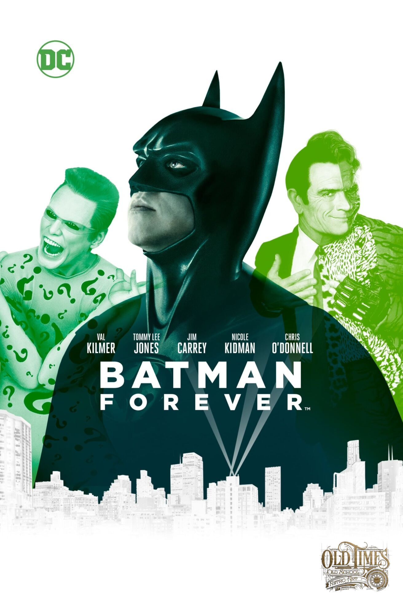 Plakaty filmowe klasyka kina - Batman Forever (1995) v4 - Plakat wysokiej jakości 8K 60 Plakaty filmowe klasyka kina - Batman Forever (1995) v4 - Plakat wysokiej jakości 8K