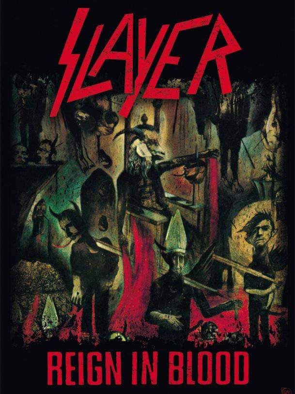 Plakaty Muzyczne Slayer Raining Blood Plakat wysokiej jakosci 8K