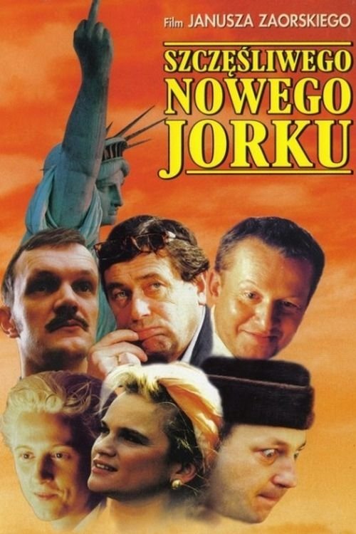 Plakaty filmowe Polska Klasyka - Szczęśliwego Nowego Jorku (1997) v1 Plakat wysokiej jakości remasterowany reprint 8k