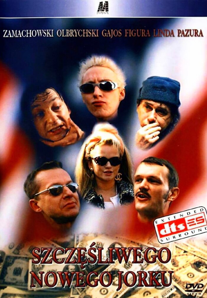 Plakaty filmowe Polska Klasyka - Szczęśliwego Nowego Jorku (1997) v2 Plakat wysokiej jakości remasterowany reprint 8k