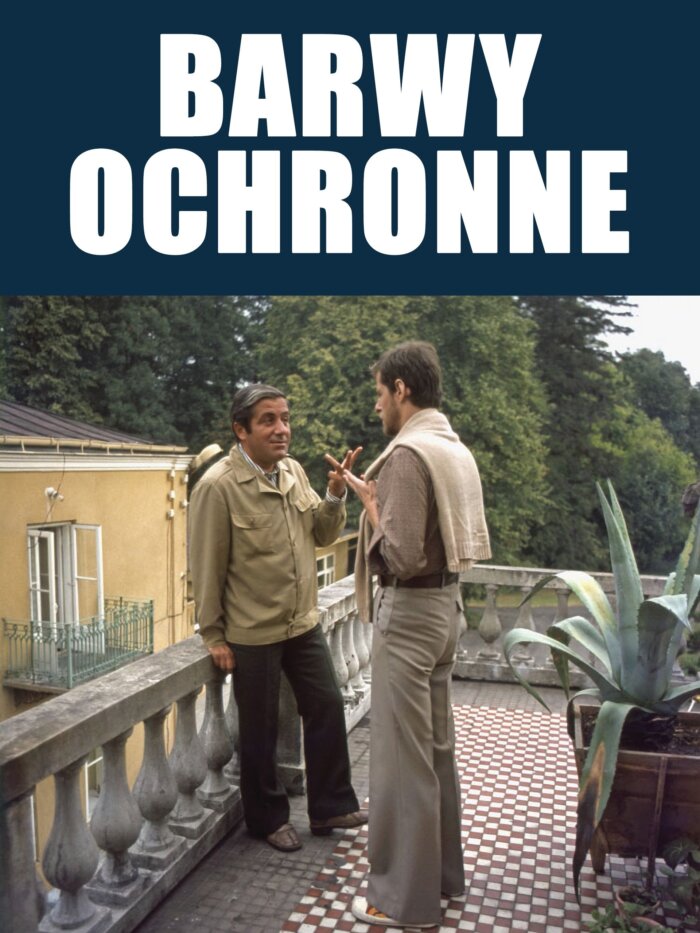 Polskie Plakaty filmowe - Polska Klasyka - Barwy ochronne (1977) v2 Plakat wysokiej jakości remasterowany reprint 8k