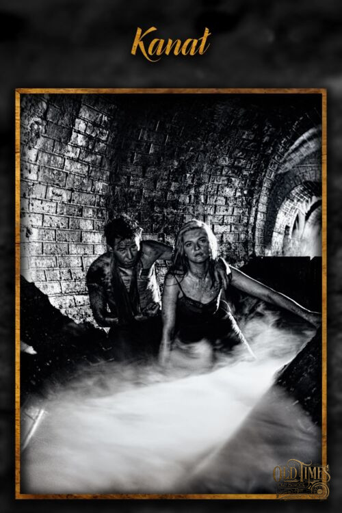 Polskie plakaty filmowe Klasyka kina - Kanał (1957) v4 pl Wajda Plakat wysokiej jakości remasterowany reprint 8k