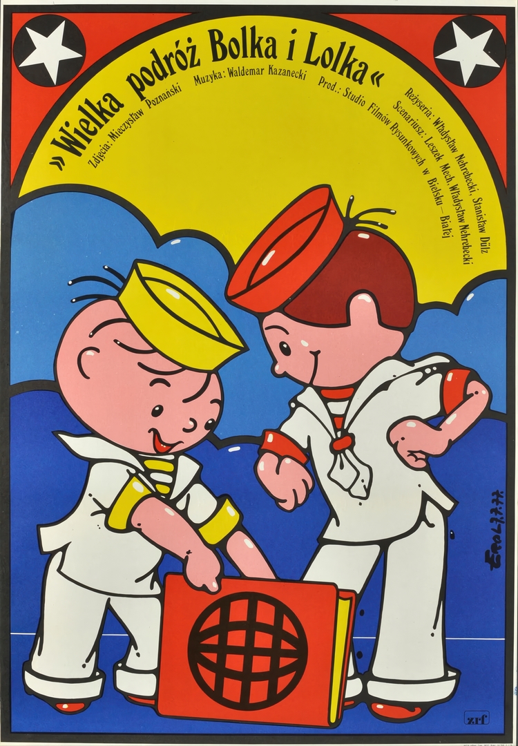 Polskie plakaty filmowe dla dzieci - Wielka podroż Bolka i Lolka Bajki Prl Plakat wysokiej jakości remasterowany reprint 8k 12 Polskie plakaty filmowe dla dzieci - Wielka podroż Bolka i Lolka Bajki Prl Plakat wysokiej jakości remasterowany reprint 8k