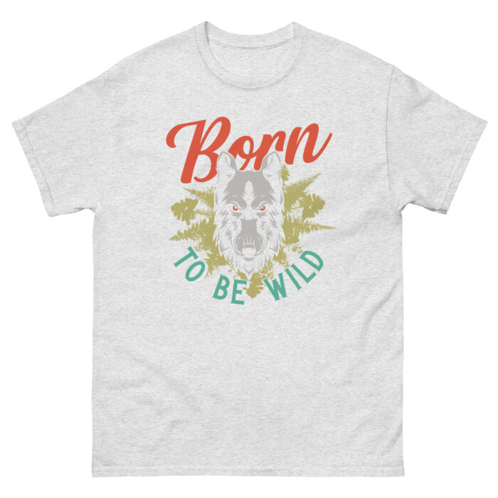 Koszulka sportowa na hulajnoge  BORN TO BE WILD Unisex classic Made in USA - obrazek 11