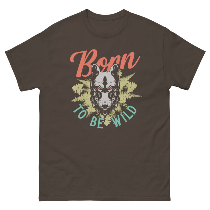 Koszulka sportowa na hulajnoge  BORN TO BE WILD Unisex classic Made in USA - obrazek 7