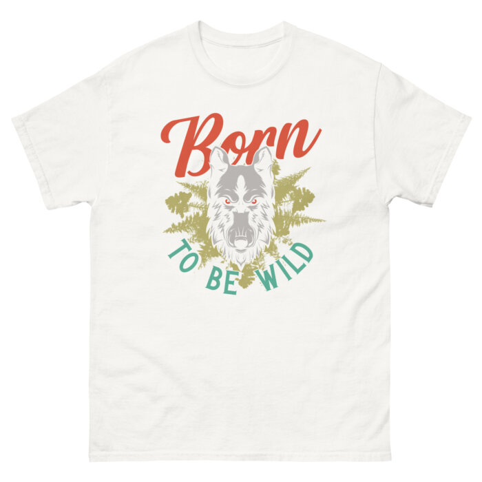 Koszulka sportowa na hulajnoge  BORN TO BE WILD Unisex classic Made in USA - obrazek 13