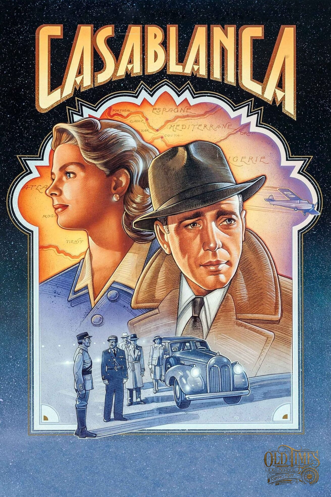 Plakaty filmowe klasyka kina - Casablanca (1943) English v5 - Plakat wysokiej jakości 8K 59 Plakaty filmowe klasyka kina Casablanca 1943 English v5 Plakat wysokiej jakosci 8K scaled scaled