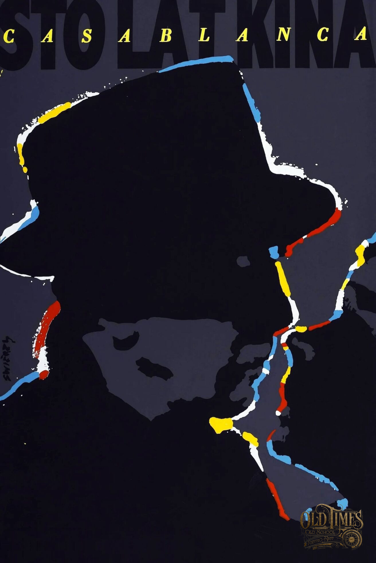 Plakaty filmowe klasyka kina - Casablanca (1943) Polski v3 sto lat kina - Plakat wysokiej jakości 8K 56 Plakaty filmowe klasyka kina - Casablanca (1943) Polski v3 sto lat kina - Plakat wysokiej jakości 8K