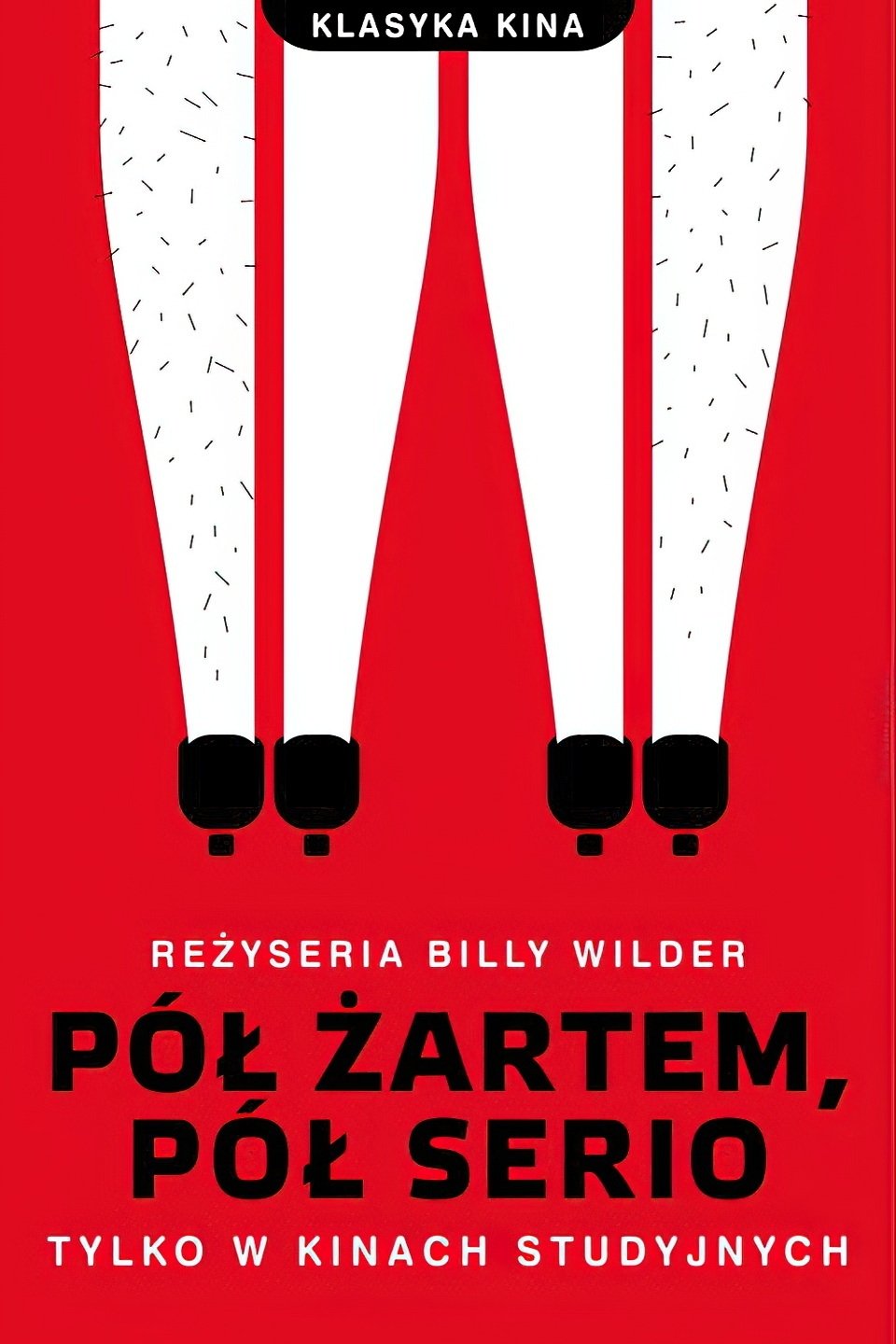 Plakaty filmowe klasyka kina - Pół żartem, pół serio (1959) Polski v2 - Plakat wysokiej jakości 8K