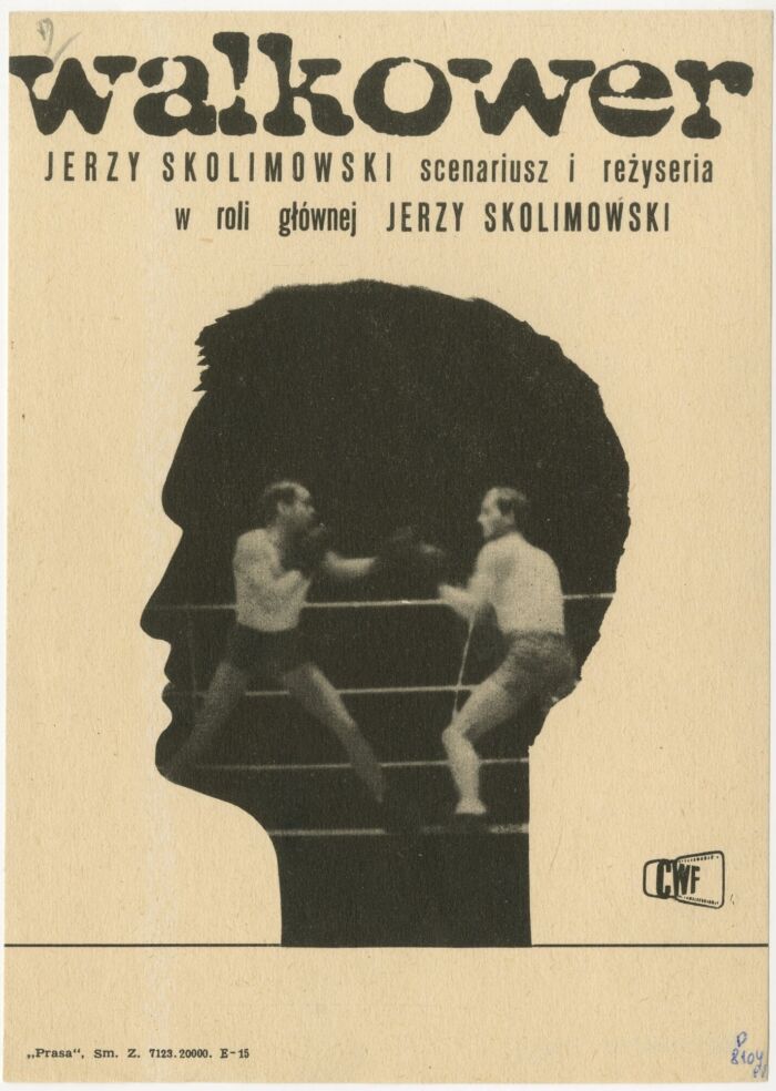 Polskie plakaty filmowe Klasyka kina - Walkower (1965) v2 Plakat wysokiej jakości remasterowany reprint 8k