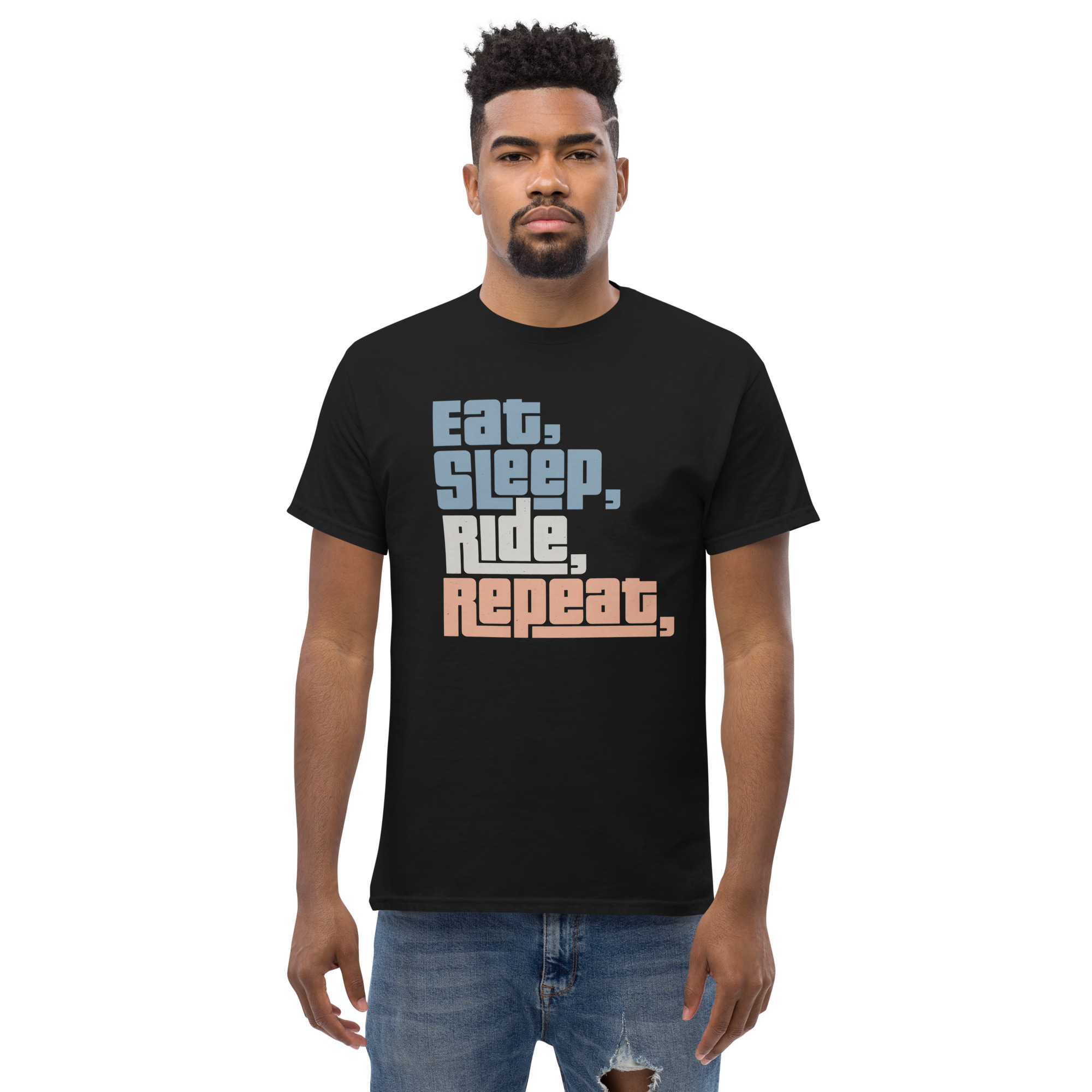 unisex classic tee black front 6895131fd949c