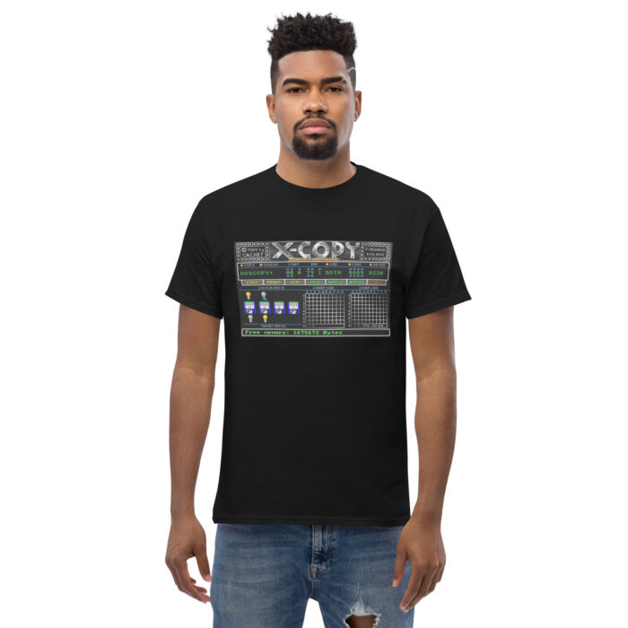 Koszulka Old sql IT - X Copy Amiga Unisex Made in USA - obrazek 5