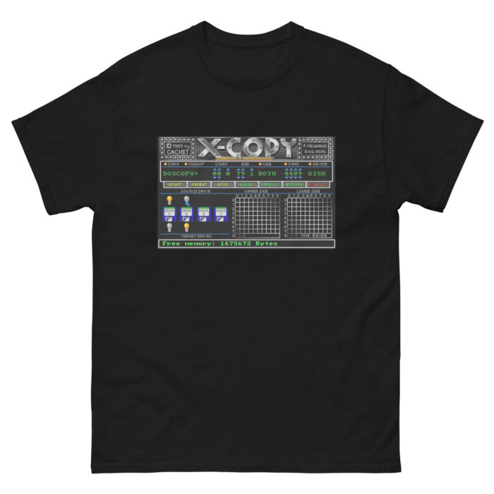Koszulka Old sql IT - X Copy Amiga Unisex Made in USA - obrazek 8