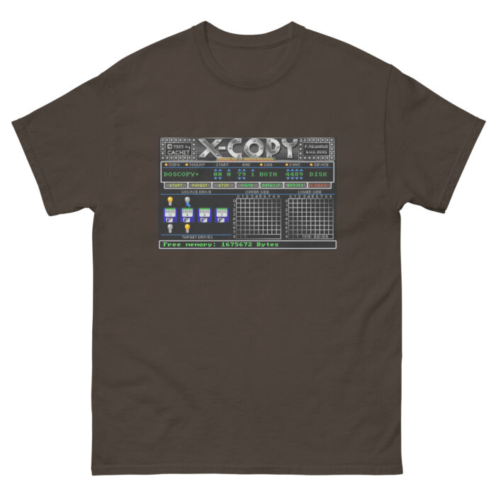 Koszulka Old sql IT - X Copy Amiga Unisex Made in USA - obrazek 12