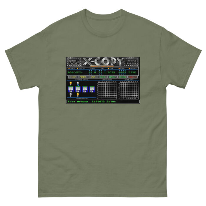 Koszulka Old sql IT - X Copy Amiga Unisex Made in USA - obrazek 16