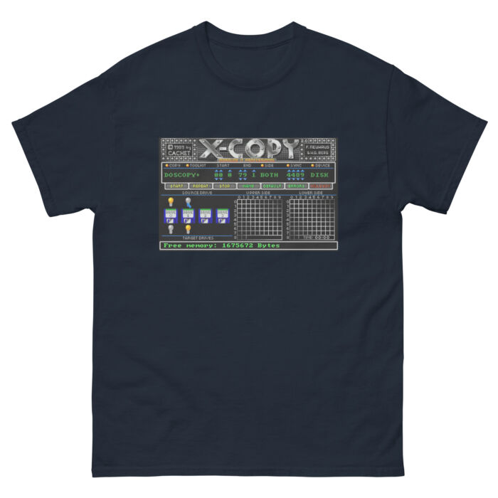 Koszulka Old sql IT - X Copy Amiga Unisex Made in USA - obrazek 10