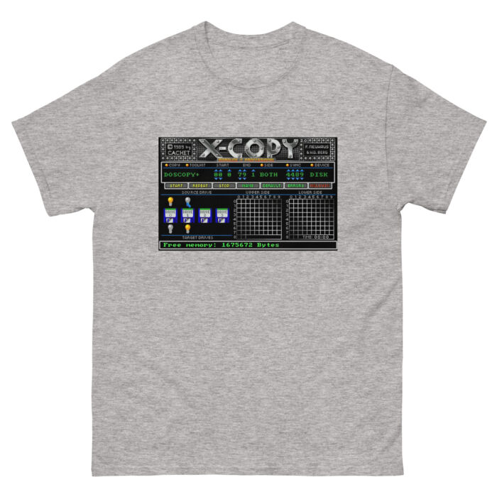 Koszulka Old sql IT - X Copy Amiga Unisex Made in USA - obrazek 22