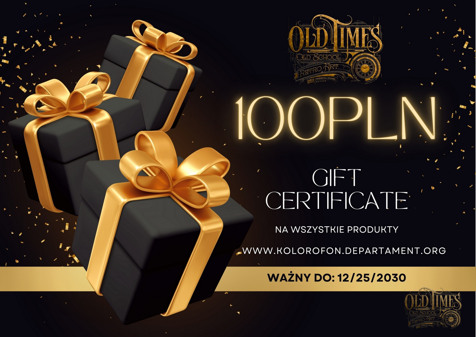 Voucher Gift Card karta podarunkowa prezent 1 Voucher Gift Card karta podarunkowa prezent