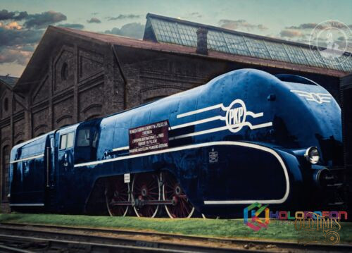 Parowóz z otuliną aerodynamiczną serii Pm 36