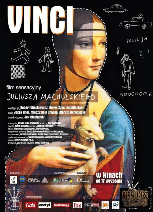 Plakaty filmowe Polskie współczesne - Vinci (2004) v1 Plakat wysokiej jakości 8k 14 Plakaty filmowe Polskie współczesne - Vinci (2004) v1 Plakat wysokiej jakości 8k