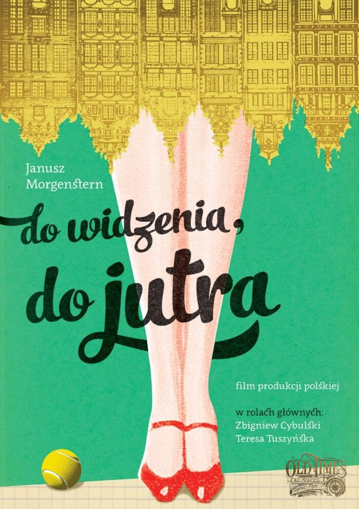 Polskie plakaty filmowe Klasyka kina - Do widzenia, do jutra... (1960) v1 Plakat wysokiej jakości remasterowany reprint 8k