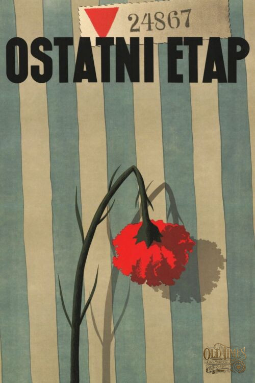 Polskie plakaty filmowe Klasyka kina - Ostatni etap (1948) v1 Plakat wysokiej jakości remasterowany reprint 8K