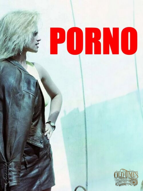 Polskie plakaty filmowe Klasyka kina - Porno (1990) v2 Plakat wysokiej jakości remasterowany reprint 8k