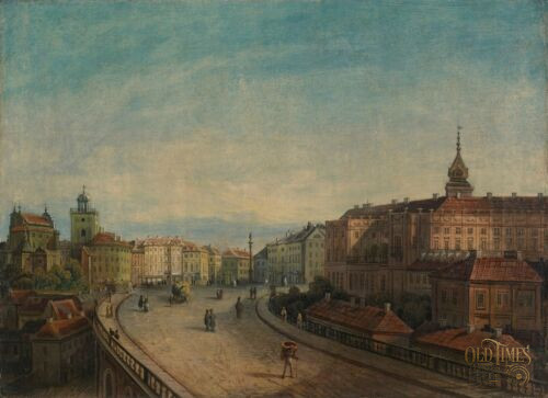 Warszawa na obrazach - 1853 rok Zamek i wiadukt Pancera - Seydlitz Jan - replika remasterowana 8K UHD Plakat 44 Warszawa na obrazach - 1853 rok Zamek i wiadukt Pancera - Seydlitz Jan - replika remasterowana 8K UHD Plakat